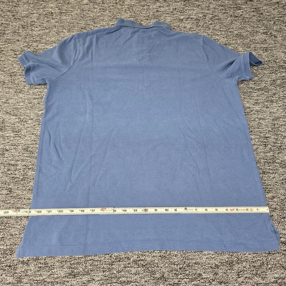 Polo Ralph Lauren Classic Fit Mesh Polo Shirt Men's XL Blue - Red Pony Logo - Picture 12 of 12